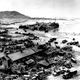 Tank-landing ships unload men and equipment on Sept. 16, 1950, the day after the initial landings on Inchon’s Red Beach.